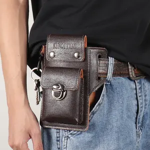 Mobile sports bags, specially set for men. Can be used when you go out, work, and at home, suitable for gifts, boyfriend gifts, Father's Day gifts Zipper Fanny Pack Workout Fanny Pack