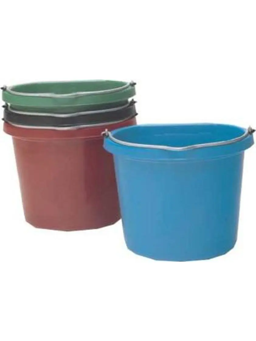 Fortex Industries Flat Back Bucket Green 20 Quart - FB-120G