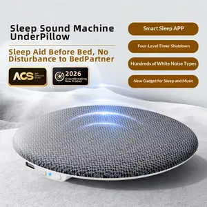 Flat Under Pillow Speakers for Sleeping - Ultra-Thin Wireless MP3 Player with Bluetooth 6.0. Hi-Fi Sound, Comfortable for Side Sleepers & Bedtime Relaxation.