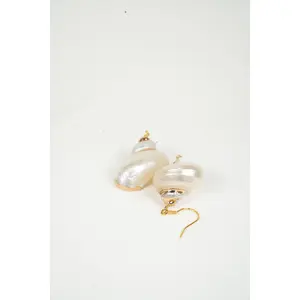 White conch Earring