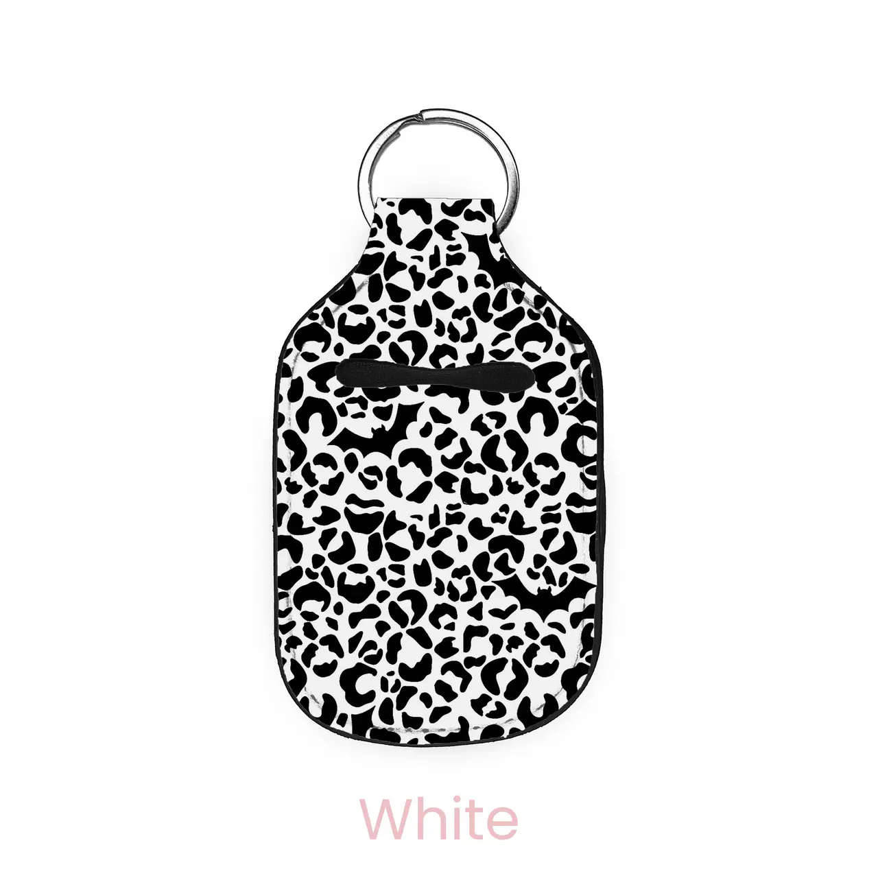 abbyrose Bat Cat Hand Sanitizer Holder White