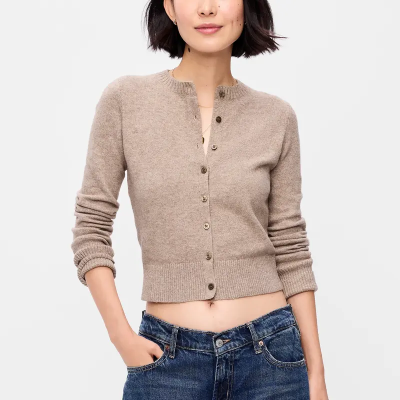 Old Navy Women's SoSoft Cropped Crew-Neck Cardigan