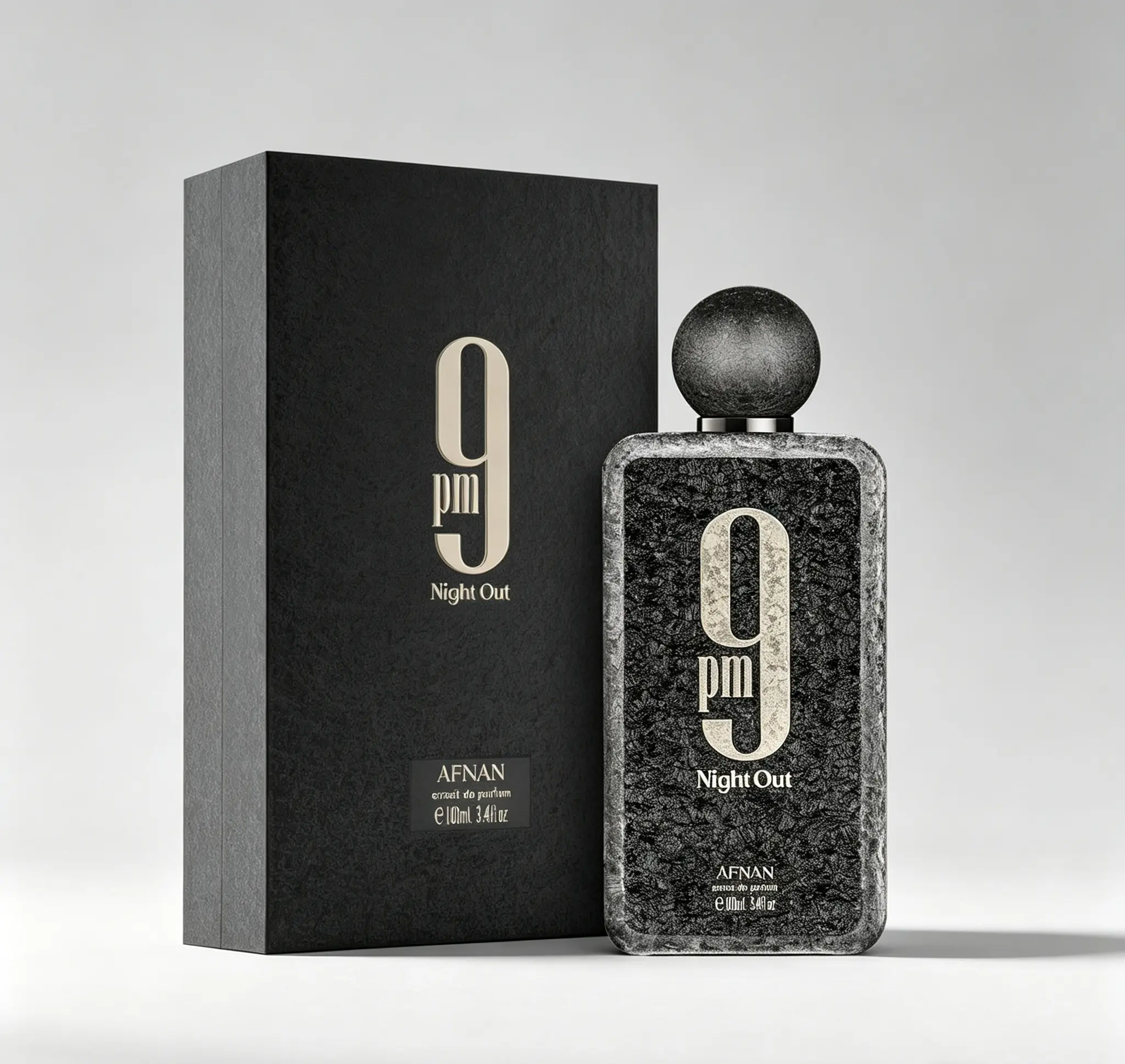 9 PM Night Out Unisex Extrait de Parfum 100ml (3.4 Fl Oz), High-Concentration Long-Lasting Fragrance for Evening Parties & Night Events