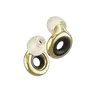 Loop, Experience 2 Plus Earplugs, Live Events & Concerts, 17–20 dB Certified Noise Filtering with Removable Mute, 1 Pair + Case