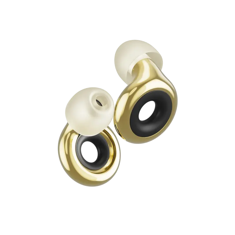 Loop, Experience 2 Plus Earplugs, Live Events & Concerts, 17–20 dB Certified Noise Filtering with Removable Mute, 1 Pair + Case