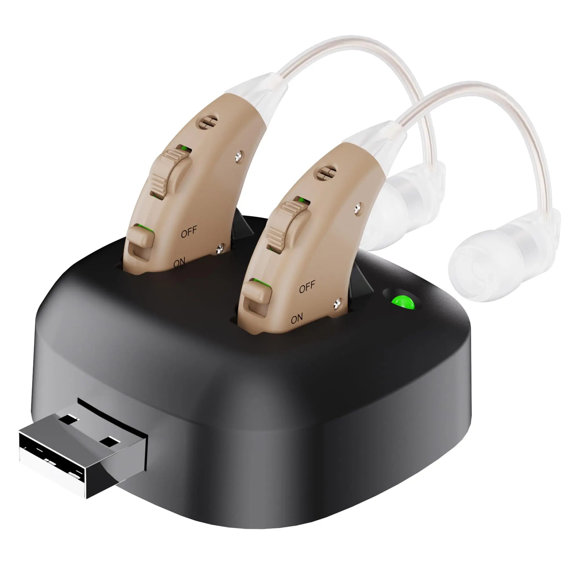 MEDca Digital Sound Amplifier, Behind-the-Ear Personal Listening Device, Comfortable Lightweight Design MEDca Digital Sound Amplifier, Behind-the-Ear Personal Listening Device, Comfortable Lightweight Design