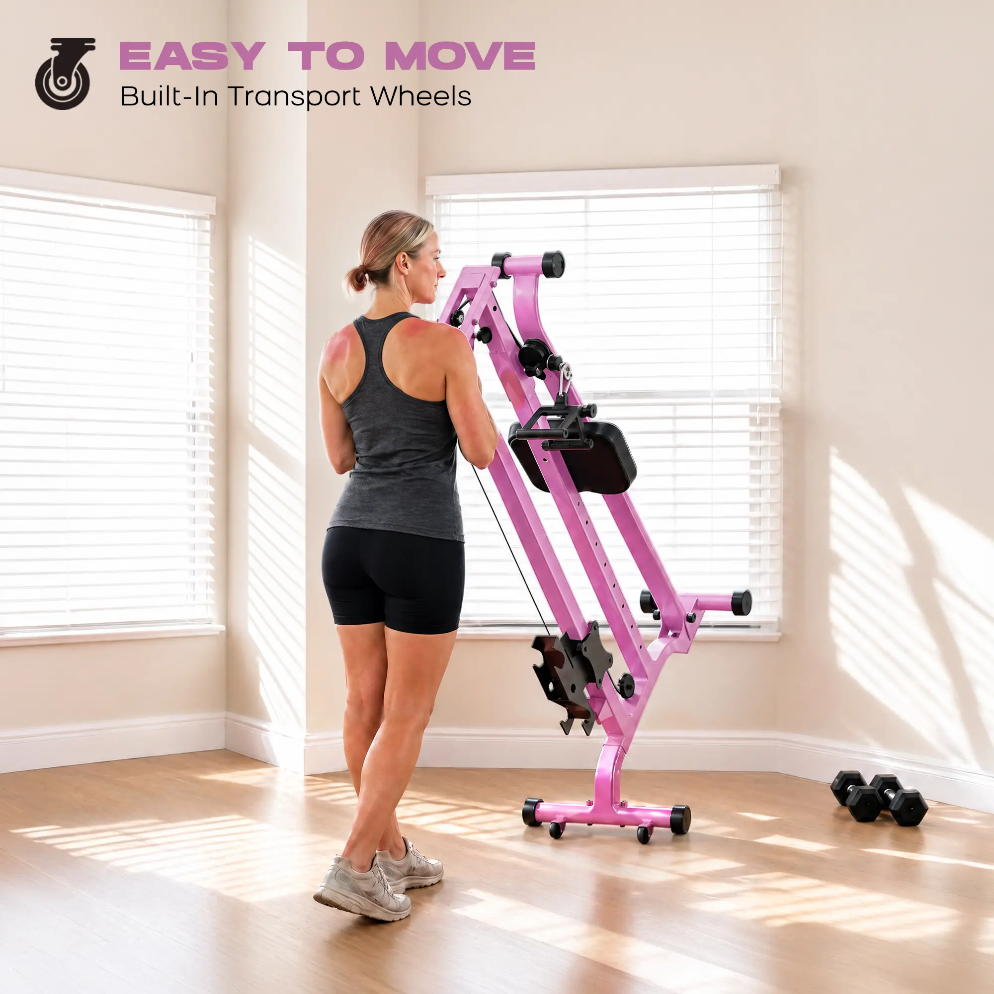 New deals] CR63 TOUSAINS Foldable Cable Machine, 330LBS Strength