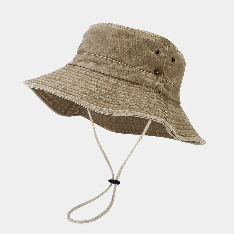 Unisex Adults' Stylish Bucket Hat Accessory - Wide Brim Sunwear with Strong UV Protection, Ideal for Summer Hiking, Camping, Lightweight Bucket Hat, Outdoor Cap, Breathable Sun Hats, Sports Outdoor Hat