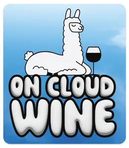 "On Cloud Wine" Fridge Magnet