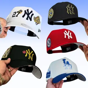 New Era MLB NY Yankees LA Dodgers Snapback Hat 9FORTY – Adjustable Baseball Cap, Curved Brim Design, Dual Team Logo Embroidery, Lightweight Breathable Fabric, Streetwear Casual Style, Comfortable Fit, Unisex Hat for Men Women USA Trend 2026