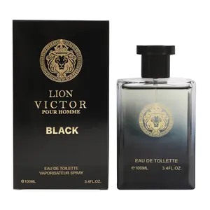 Lion Victor Pour Homme Black Eau de Toillette 100ml 3.4fl.oz. Cologne for Men