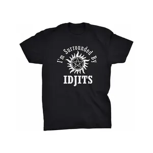 2025 summer tees Supernatural Idjits Bobby Singer T-Shirt Funny Vintage Gift for Men & Women