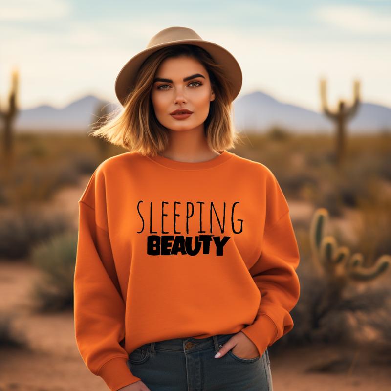 Sleeping BeautyBeast Matching Hoodie, sweatshirt for women,married couple gifts, valentines day gift, couples shirts