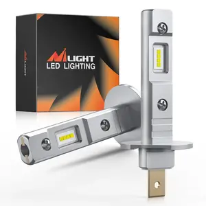 Nilight H1 Xenon LED Fog Light Bulbs EF1 Series 6000K | 2 BULBS Truck Vehicle Car Accessories Headlight Headlight