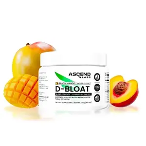 D-BLOAT Daily Debloat Powder - ASCEND LABS - 30 Servings - Natural Bloating Relief & Water Retention Support - Dietary Supplement ( Made in USA )