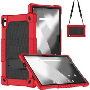 for Onn 12.1 inch Tablet Pro 100146663 Case/for Onn 12.1" Tablet Pro 2024  Friendly Case with  Strap Stand (RedBlack)