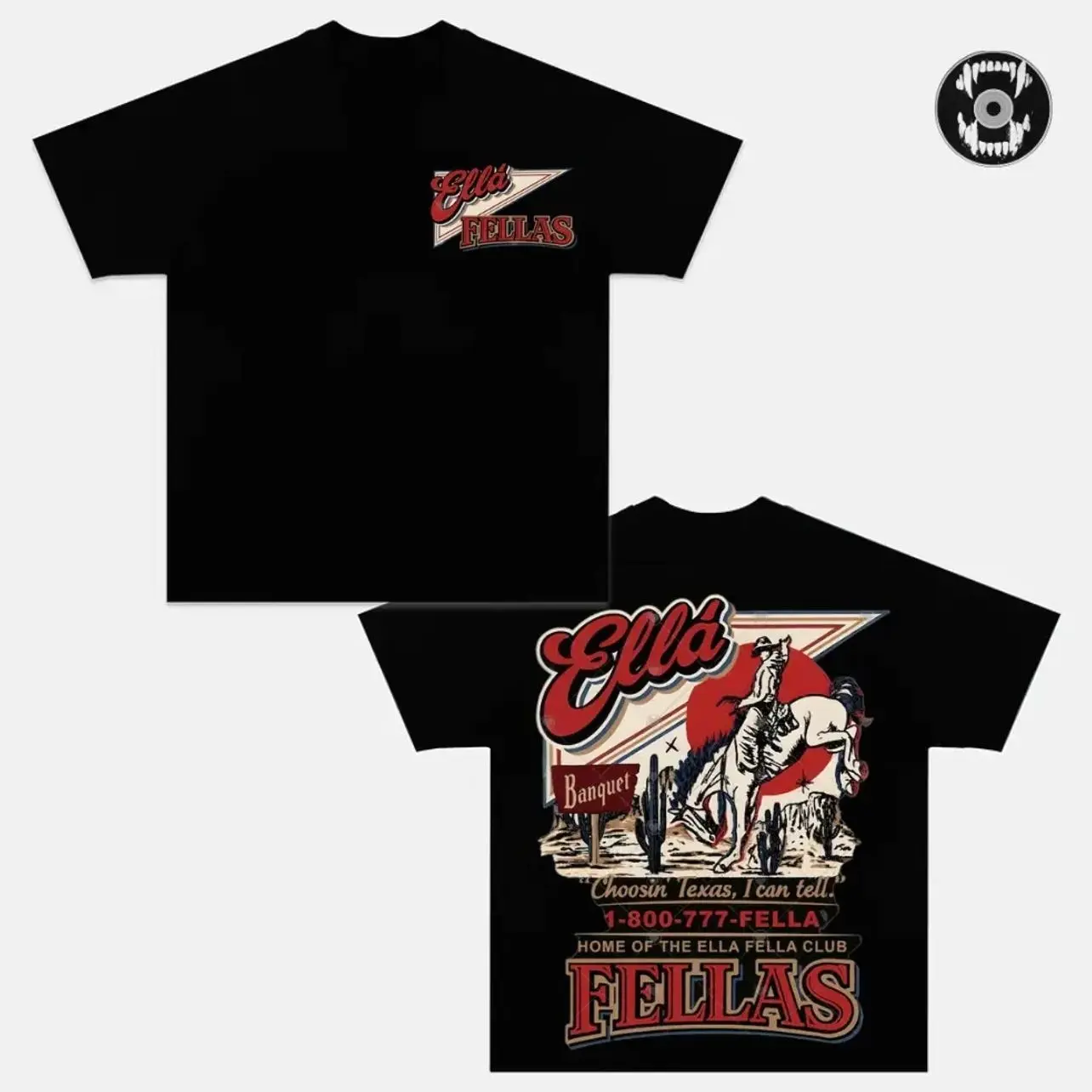 Ella Langley The Damnation Tour 2026 Graphic Tee, Vintage Country Music T-Shirt, Ella Fellas Fan Club Merch, Western Rodeo Horse Shirt, Double Sided Texas Cowgirl Tee, Country Music Lover Gift, Southern Bar Style Unisex Cotton T-Shirt T4M