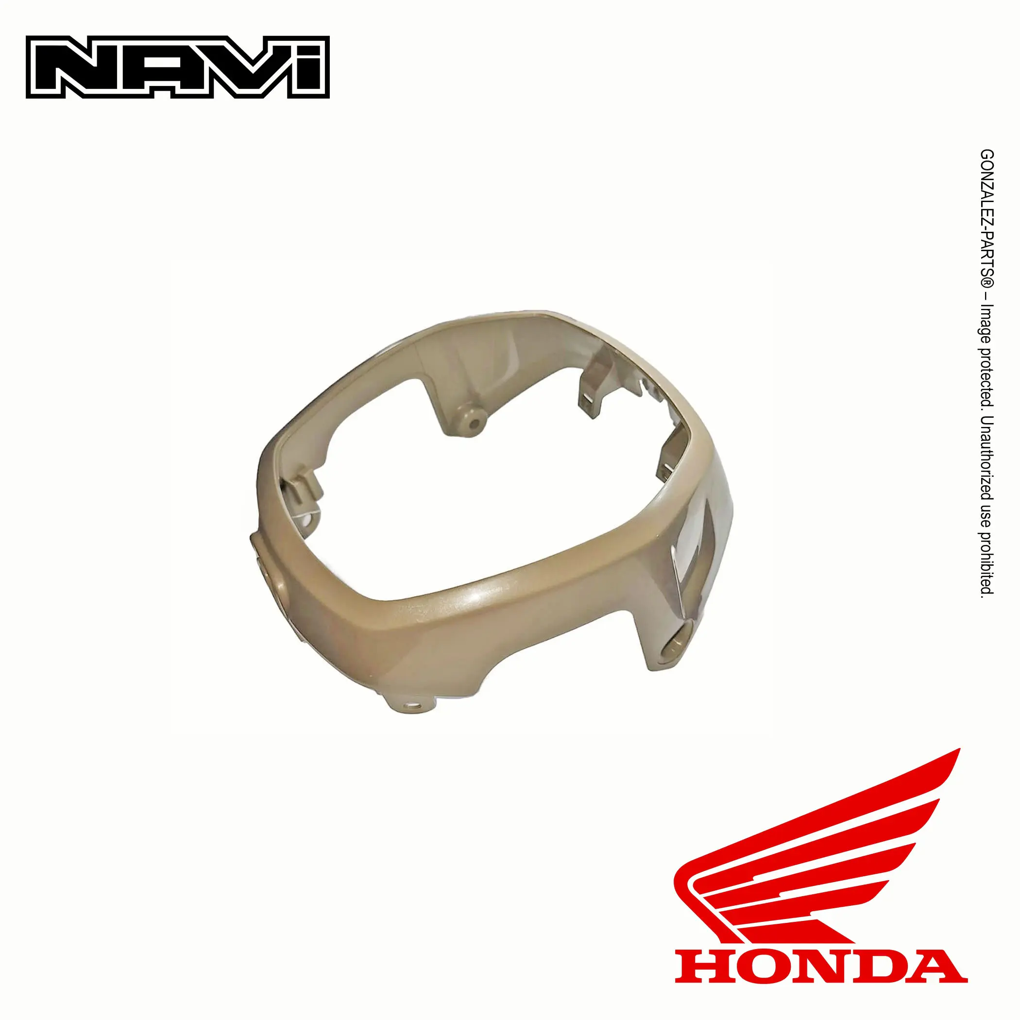 Honda Headlight Cover 2022-2023 Navi Nva110B Ladakh Brown OEM 61300-K74-N80ZA