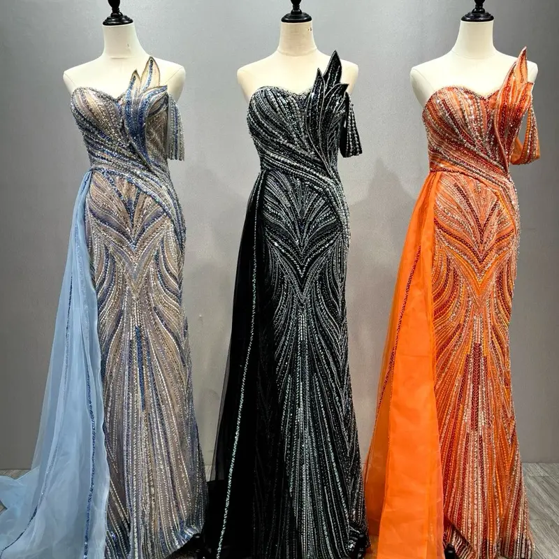 Evening dress manufacture