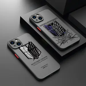 Anime A-Attacks on Titans Phone Case for IPhone 17 16 15 14 13 12 11 Pro Air  Max Plus  Samsung Galaxy S26 S25 S24 S23 S22 Matte Christmas Gift