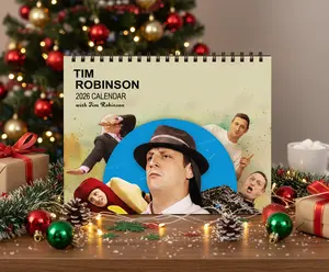 [Legato-Lagoon] 1/2/3-piece set Tim Robinson 2026 Calendar and Planner - Unique New Year's gift and holiday surprise idea - Office stationery supplies