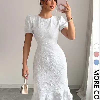 graduation dresses with pockets Tranfeal Summer Dresses for Women With Pockets Ruffled Detail Graduation Dress Backless Design Halter Neck Maxi Length Daily Casual Wear Fashionable