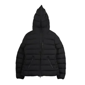 Moncler Herbe Full Zip Quilted Down Jacket Black (W)