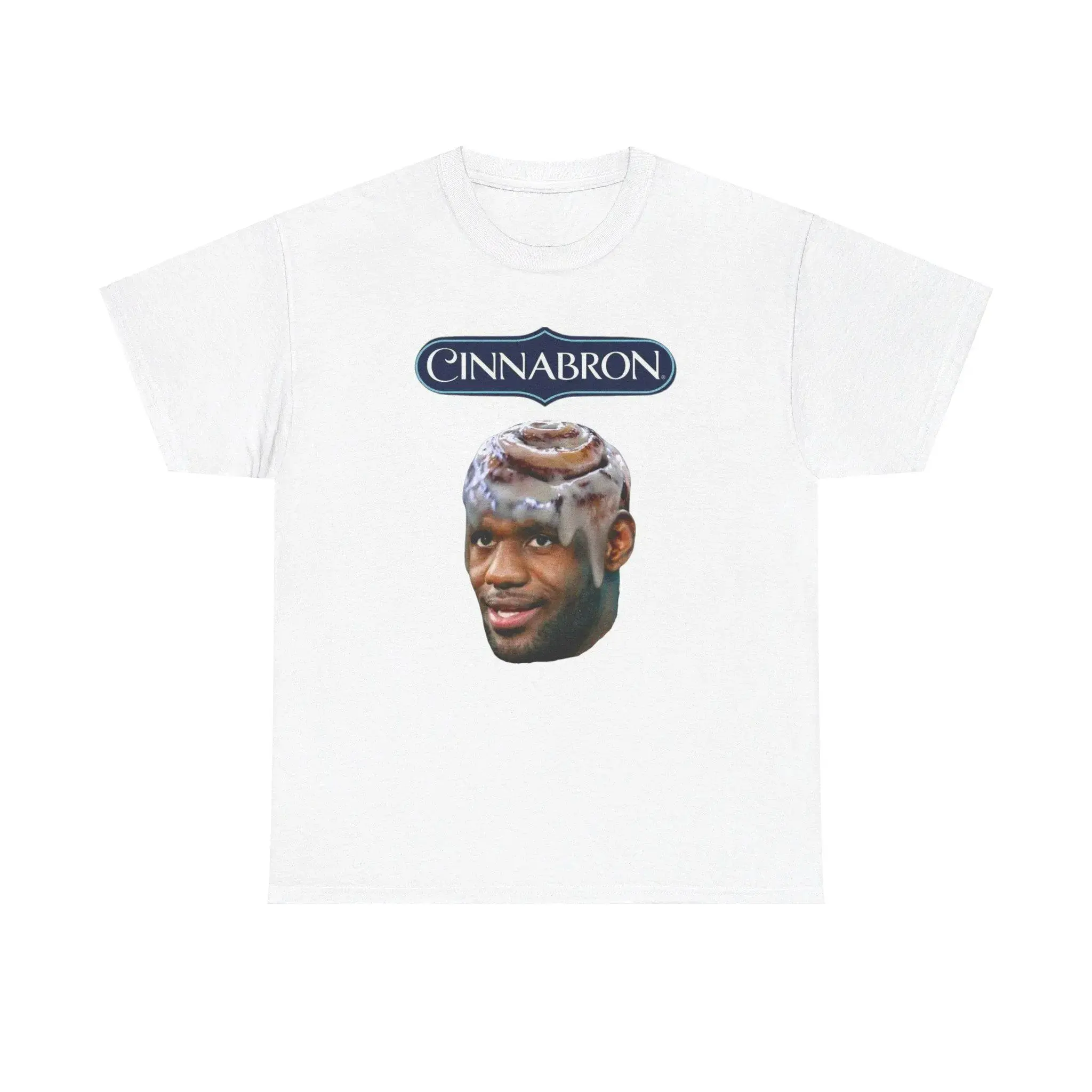 Lebron James Cinnabron Shirt Vintage Basketball Graphic Tee for Men Women Y2k Streetwear
