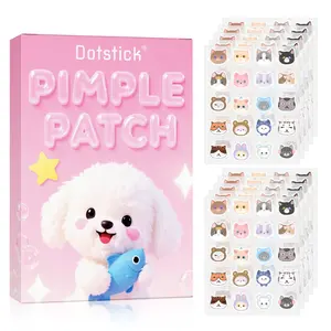 Cartoon Cat Acne Cover Patches, Witch Hazel Moisturizing Skin Ingredients, Clean Skin Coverage, 200pcs, Skincare Essentials