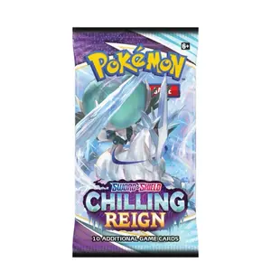 Pokémon Chilling Reign Sword & Shield Live Rips 10 Additional Game Cards for Collectors Sleeved Booster Packs