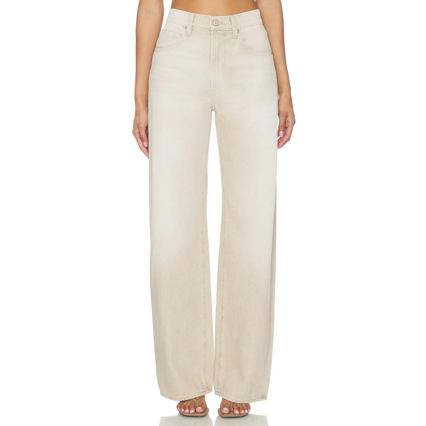 PAIGE Arellia Barrel Jeans in Soft Sepia