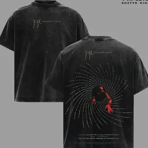 Joji Solaris Tour Washed T-Shirt Vintage Graphic Tee, Joji Music Fan Merch Shirt, Acid Wash Oversized Streetwear Tee, Retro Concert Tour Back Print Unisex Cotton Tee for Men Women 0RU 60F