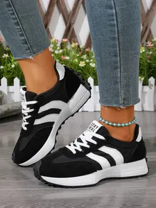 Women's Height‑Boosting  Retro Casual Shoes, Casual Vintage Walking Sneakers，Classic Versatile Comfortable Waffle Sneakers, Trendy Women's Sports Shoes，