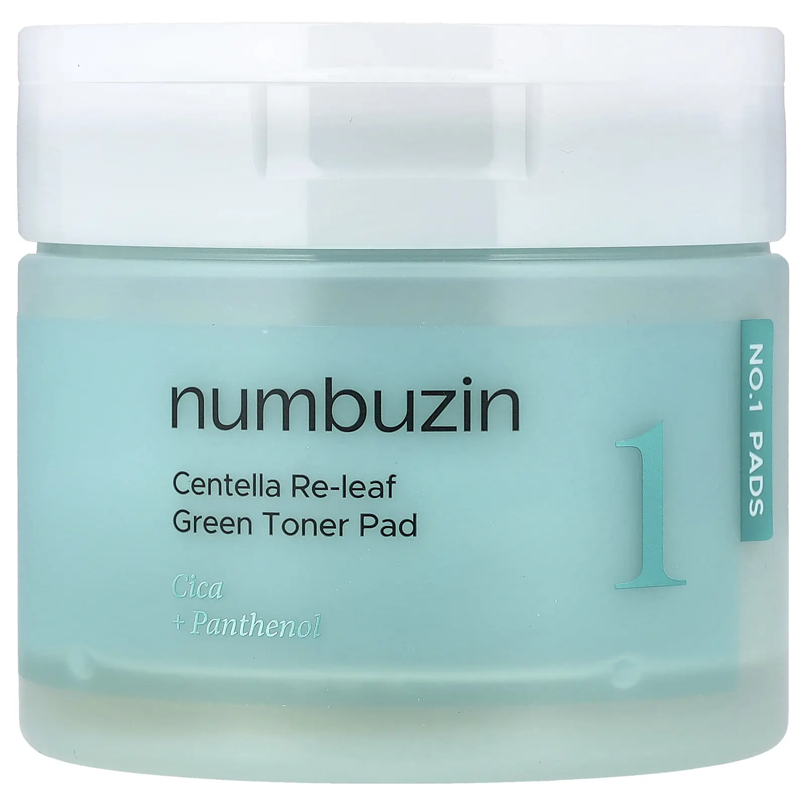Numbuzin No.1 Centella Re-Leaf Green Toner Pad, 70 Pads, 6.42 fl oz (190 ml) Numbuzin No.1 Centella Re-Leaf Green Toner Pad, 70 Pads, 6.42 fl oz (190 ml)