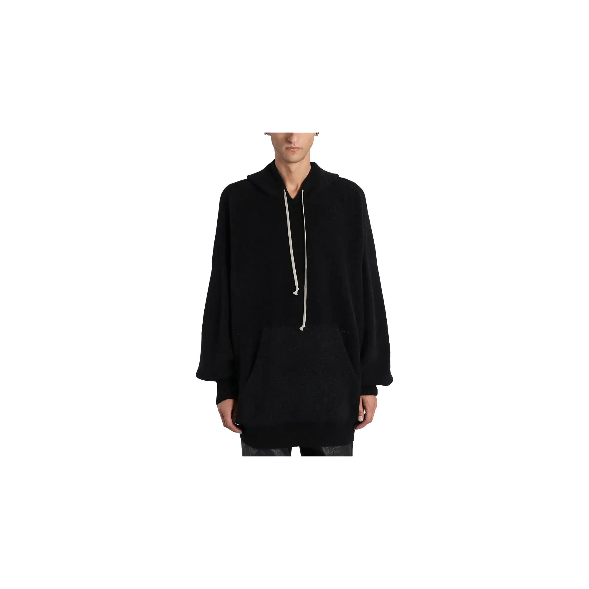 Knitted Hun Hoodie "Black" RR02E1698 KWP 09