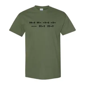 Eff Off Morse Code (Skulls) T-Shirt (Men's)