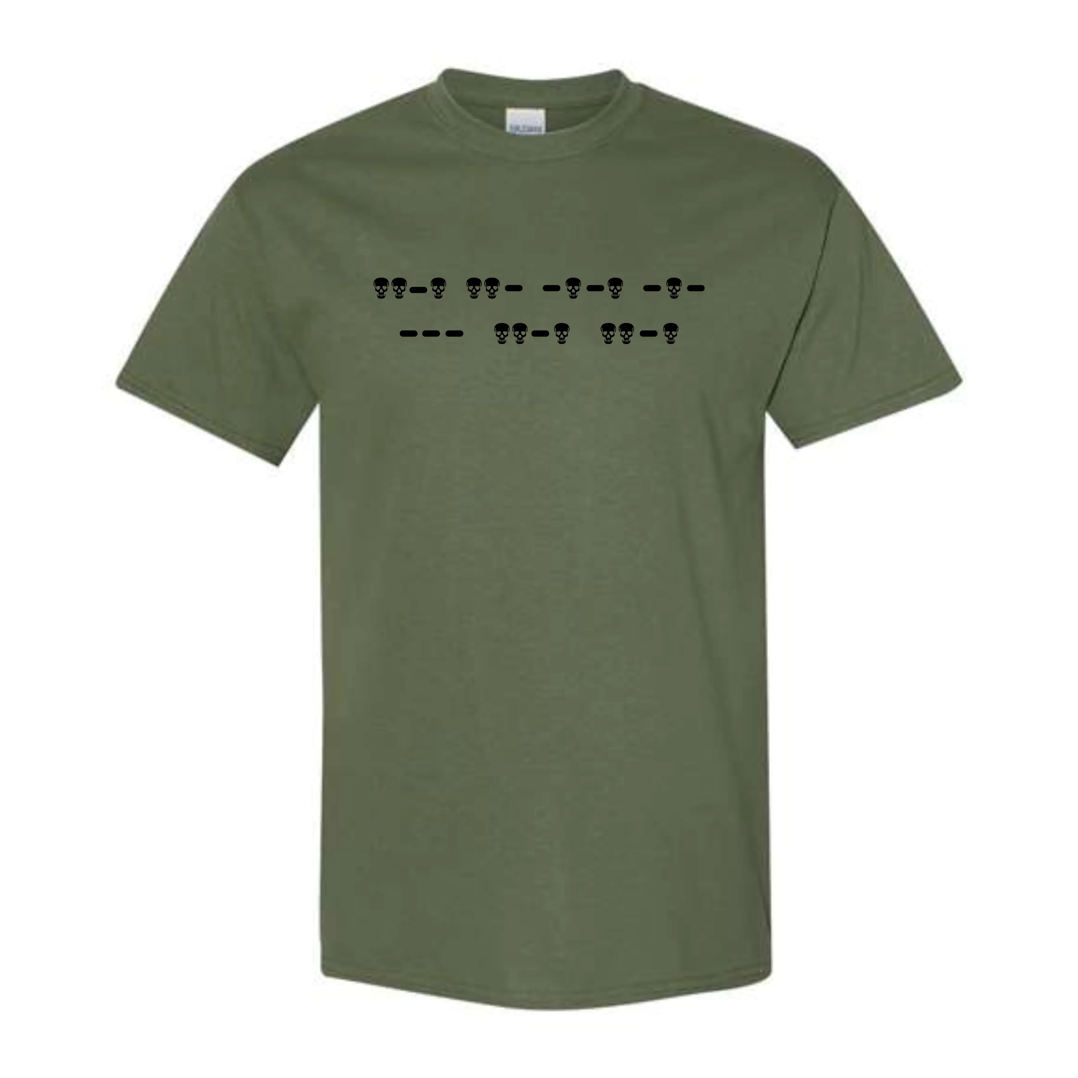 Eff Off Morse Code (Skulls) T-Shirt (Men's)