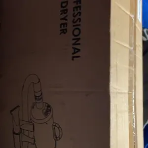 Dog Hair Dryer, 3.8HP 2800W Pet Grooming Blower for Large Dogs Hair Force Blaster with Heat, Stepless Speed Adjustable Strong Power Wind, Yellow Quality Hose