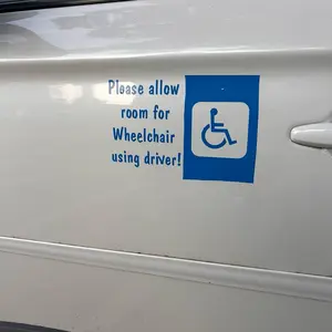 Handicap decals for vehicles