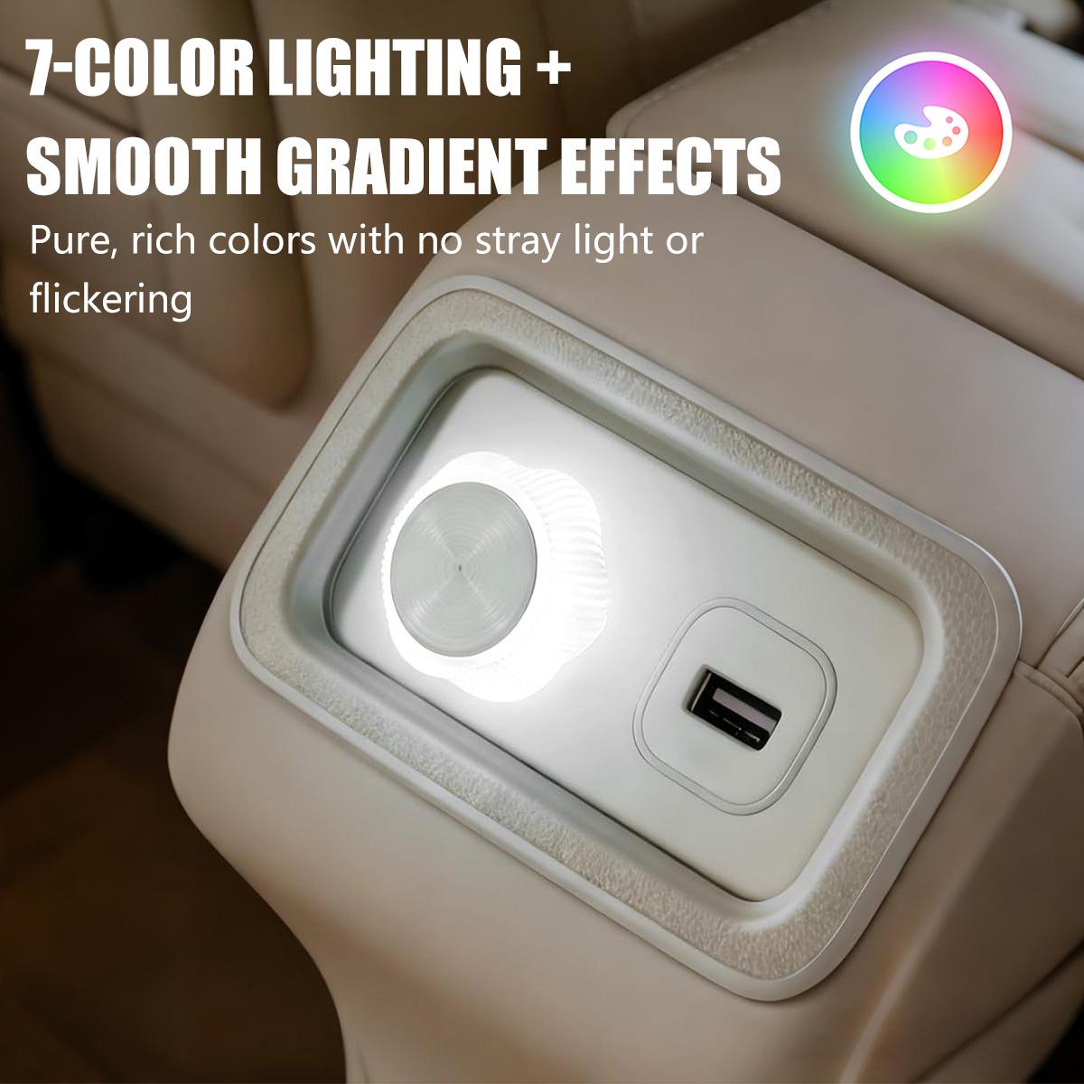 Mini USB LED Car Ambient Light | Portable Interior Atmosphere Lamp | Plug & Play Soft Glow Night | Universal Decorative Accessory for Car, Home & Party Tube Tail Lights Tacoma Wireless Magnetic Trailer halogen bulb RGB Plug-and-Play Smoked Lens led drls