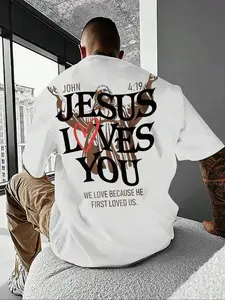 Jesus Loves You 2 Sided T-shirt, Christian Mental Health Hoodie, Preppy Faith Based Sweatshirt, Christian Tee, Religious Indie Graphic Tee