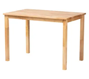 Baxton Studio Eveline Natural Brown Wood 43" Dining Table