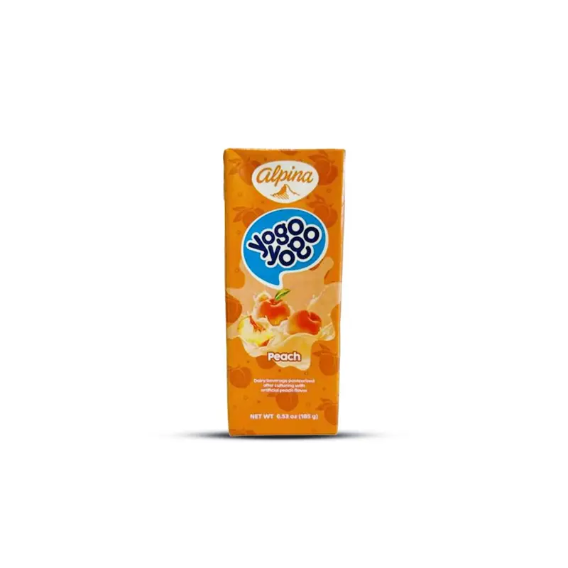Alpina Yogo Yogo - Peach Flavored Yogurt Drink 6.53oz Alpina Yogo Yogo - Peach Flavored Yogurt Drink 6.53oz
