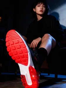 Men's Outdoor Running Shoes, Couples' Sports Shoes, Comfortable Daily Wear, Breathable Fabric, Air Cushion Design, Perfect Gift