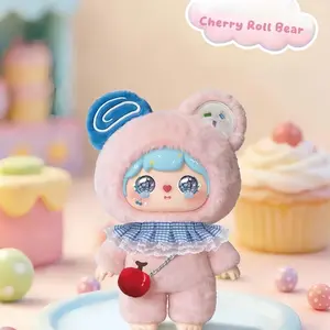 QIQI-sweet cloud hug  mini  400%  series  blind box Mystery Boxes Bag Pendant Bunny Plush Dolls Soft Collectibles （Hidden Style 1/24）