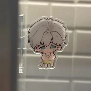 Anime Love and Deepspace Caleb Sylus Zayne Xavier Rafayel Fridge Magnet Acrylic Refrigerator Magnet Stand Model Display Standing
