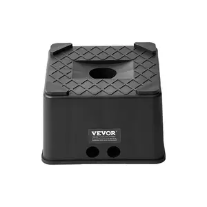 Trailer Jack Block, 6 High Heavy Duty RV Leveling Block with 6000 lbs Capacity, RV Jack Stand, Motorcycle Stand, Stool, Camper Accessories for Travel Trailers, 5th Wheels Class A/C Motorhomes