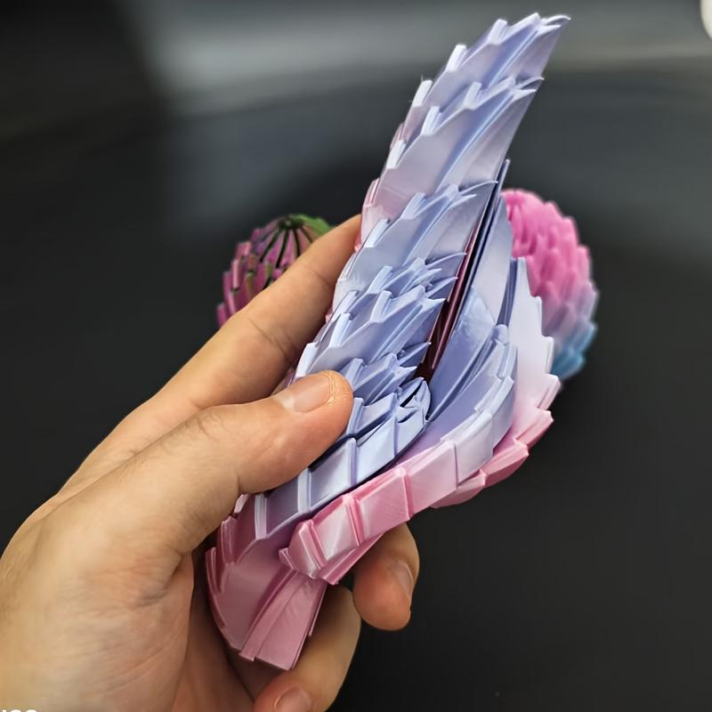 2pcs 3D Printed Twisting Dragon Egg Statues - Twisting Pose Suitable for Fairy Gardens, PLA Plastic Miniature Dragon Eggs for / Decor, Battery-Free Landscaping, Christmas Decoration for Dioramas & Terrariums