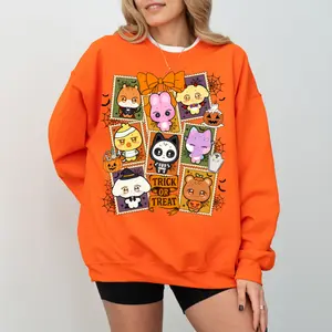 Halloween Chibi Members Shirt – Unisex Cotton Tee for Music Fans & Country Lovers