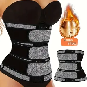 1pc Women's Slimming Waist Trainer Corset Belt - Adjustable Nylon Shapewear for Tummy Control, Fitness & Exercise, Machine Washable, Multiple Sizes (M/L/XL), Tummy Control Shapewear